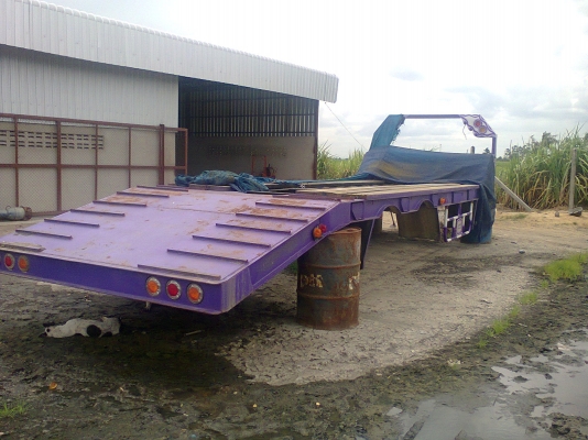 หางบรรทุกรถแบคโฮ ติด 12 ล้อ สภาพเหมือนใหม่