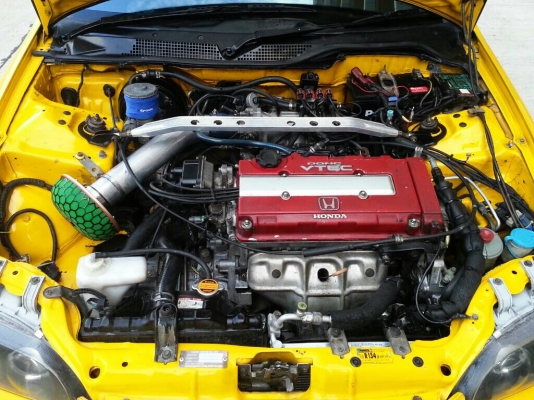 ขายEG-3D เครื่องB16A เจ้าของขายเอง กรองHKS ค้ำZINITH ล้อLENSO 15" ดิส4ล้อ ท่อHKSแท้ เบาะแขนเดี่ยว