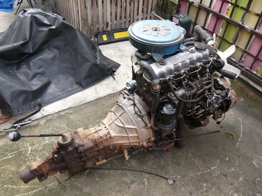 ขายเครื่องยนต์ดีเซล isuzu c223 พร้อมเกียร์ 16550 บาท