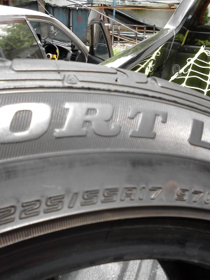 225/55R17 ปี2013 DUNLOP SP SPORT LM 703 Tel.081-427-3941