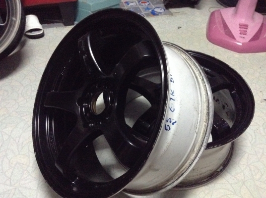 แม็กขอบ 17 นิ้วลาย gtr by japan 5 รู 114 คู่ละ 3000 บาท