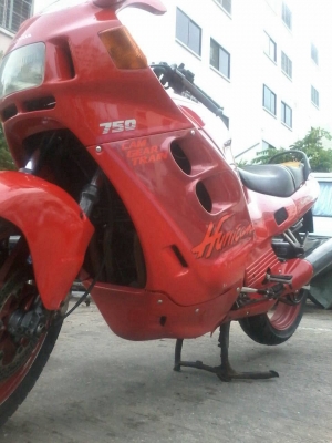 ขาย Honda CBR750 Hurricane Super Aero ทะเบียนแทั พร้อมโอน เลขสวย 969 ขาย 69,000