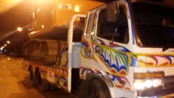 เทเลอร์ขึ้นแมคโค200ขึ้นรถเกี่ยวข้าว Fn517  เครื่อง6d16 190hp