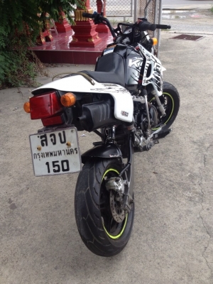 ขาย KSR 110 cc ปี 2553  สี ขาว ดำ สวย ใส เงา  ราคา 28500