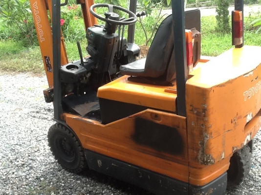 รถยกToyota 5fbe10แบ็ตเตอรี่สภาพดีแรงเสาสูง4เมตร