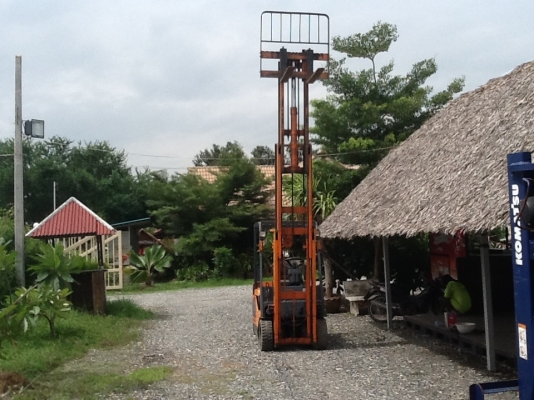 รถยกToyota 5fbe10แบ็ตเตอรี่สภาพดีแรงเสาสูง4เมตร