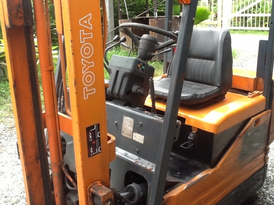 รถยกToyota 5fbe10แบ็ตเตอรี่สภาพดีแรงเสาสูง4เมตร