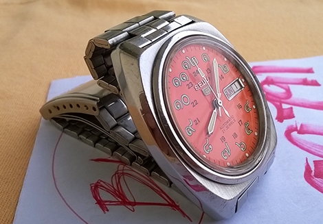 Seiko Auto เครื่อง 7009 หน้าไทย ช่องบอกวัน วันที่หลักสาม