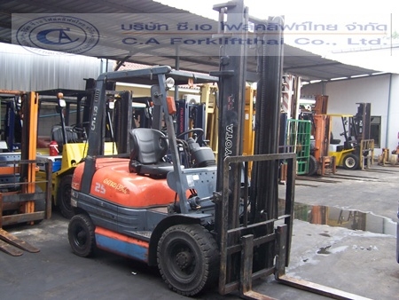 ขายรถ โฟล์คลิฟท์ TOYOTA รุ่น 6-FD25