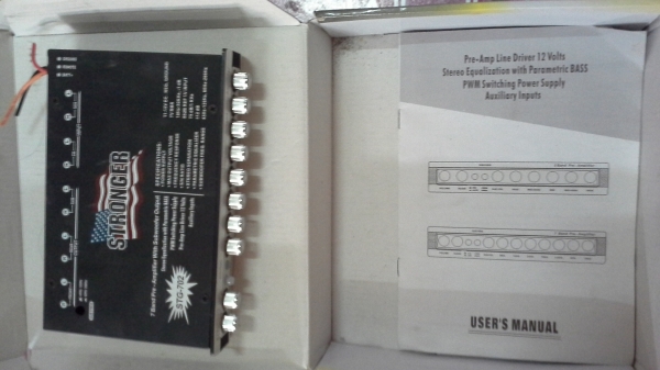 ขายปรีแอมป์ สตรองเกอร์สภาพ100\% 8แบนด์ เสียงดีเบสแน่นกลางใสๆราคาถูกด่วน1150-พร้อมส่ง ทักได้คร้าบ081-7915677