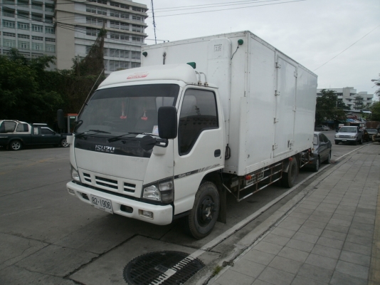 ขาย รถบรรทุก6ล้อห้องเย็น ISUZU พร้อมห้องเย็น 6 เมตร มือสอง ปี 2006 รุ่น NQR 130แรงม้า เกียร์ธรรมดา สภาพดี