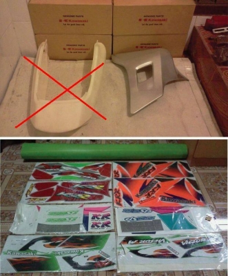 ลด+โล๊ะ ส่งฟรีทุกชิ้น!! สาวก Kawasaki 2T เชิญทางนี้!!