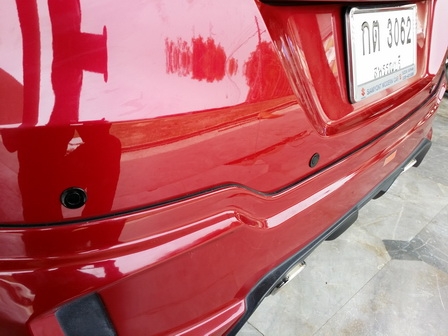 เซ็นเซอร์ 4 จุด มีจอบอกระยะ LED พร้อมเสียงเตือน   1  ชุด ราคา 790 บาท