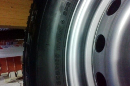 ล้อกะทะ16พร้อมยางบิดโตน205ป้ายแดงปี5013