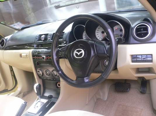 ขายรถ MAZDA 3 1.6 V  ตัว TOP ABS AIRBAG 2ใบ ออโต้  ปี2008 ไม่เคยติดแก็ส