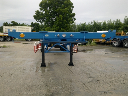 รถเทรลเลอร์  นำลาภ มงคลสยาม หางก้างปลาเก่า เอามาดาวน์ หางก้างปลา 3 เพลาใหม่  พนัส