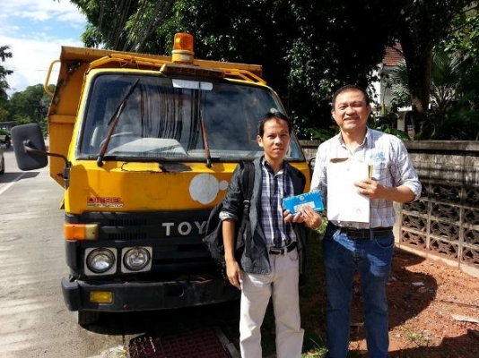 รถบรรทุก6ล้อดั้ม ยี่ห้อ TOYOTA รุ่น DYNA300