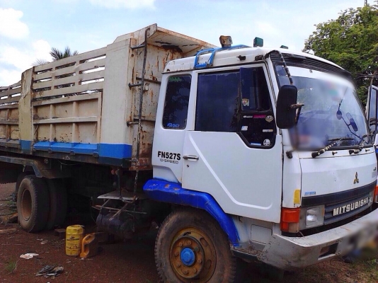 ขายรถบรรทุกสิบล้อดัมพ์ MITSUBISHI TD ซีเรียล 3,xx เครื่อง 6D16-195 แรง 2 เพลา 10 เกียร์ เบรคใหญ่ กระบะดัพม์