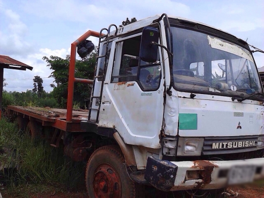 ขายสิบล้อเทเลอร์ MITSUBISHI MA เครื่อง 6d16-195 แรง 2 เพลา 10 เกียร์ เบรคใหญ่