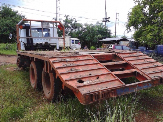 ขายสิบล้อเทเลอร์ MITSUBISHI MA เครื่อง 6d16-195 แรง 2 เพลา 10 เกียร์ เบรคใหญ่