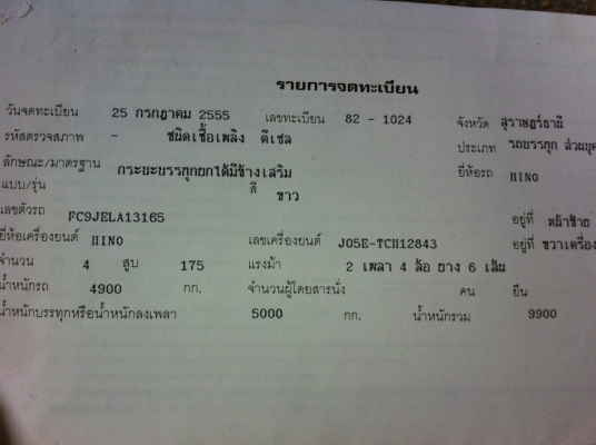 ขาย6ล้อ เมก้า 175 ปี55 ลดสุดๆ1,050,000 ด่วนๆ