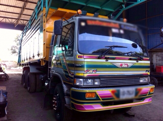 ขายรถบรรทุกสิบล้อดัมพ์ HINO 3M เครื่องเดิม 240 แรง กระบะดัมพ์มิเนียม ปี 39 ทะเบียนพร้อม