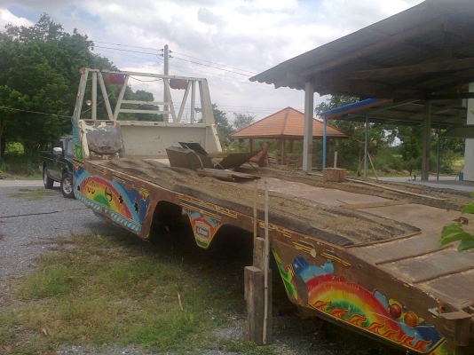 พื้นเทเลอร์ขึ้นรถเกี่ยว ติด 10 ล้อ สวยๆๆๆ