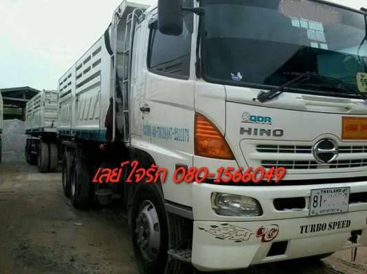 ***ขายแล้วครับขอบคุณ Truck2hand ขาย22ล้อพ่วงดั้มแม่ลูก สวยๆ HINO MEGA SERIE500 330 ปี54 FM1ANKD AO9C-330HP เครื่องเดิมเกียร์เดิม แห้งจัด แรงจริง ไม่มีเยิ้ม ช่วงล่างเดิมคัสซีสวยเดิมๆไม่มีบวม กระบะดั้มเหล็ก SMM สภาพสวย พื้นสวยข้างสวยไม่มีโก่งไม่มีบวม ดั้มดี