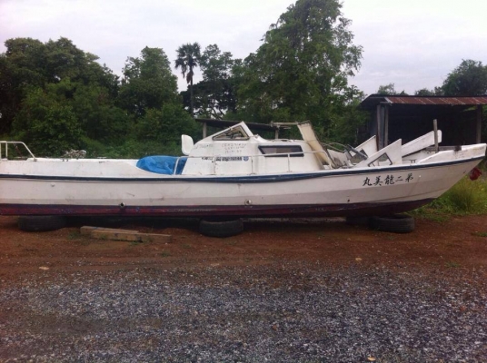 ขายเรือยามาฮ่า 23 ฟุต เครื่องยามาฮ่า 90 แรง 100,000 บาท ลดราคาก่อนระเบิดอะไหล่