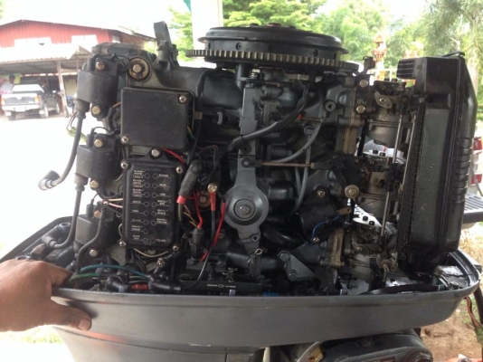 ขายเรือยามาฮ่า 23 ฟุต เครื่องยามาฮ่า 90 แรง 100,000 บาท ลดราคาก่อนระเบิดอะไหล่