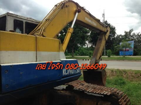 **480,000 บ.ต่อรอง**ขายแบคโฮ ราคาเบาๆ KOMATSU PC200-3 เครื่องเดิมปั้มเดิม แปลงคอนโทรลสั้นแล้ว เครื่องKOMATSU 6D105-135HP 6สูบ แน่นดีแรงดี ปั้มดีแน่น แรง ทำงานดีไม่โหลด บูมอาร์มสวยไม่ปะไม่ดาม ไม่ร้าว เอวดี มีขยับนิดๆ ช่วงล่าง70-80\% แทร็กดี หนาใช้ได้ โรลเลอ