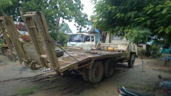 ***ขายแล้วครับขอบคุณ Truck2hand ขาย10ล้อ2เพลาหางปลา/เทเลอร์ ขึ้นรถเกี่ยว ราคาเบาๆ NISSAN UD CW30 เครื่อง NISSAN PD6-T 260แรง 6สูบ ถอดโบออก เครื่องแห้ง แรงๆ แน่นๆ เกียร์เดิม ดีไม่หลุด ช่วงล่าง2เพลาเดิมใหญ่ๆ คัสซีสวยเดิมใหญ่ๆ ไม่ปะไม่ดาม หางสภาพดี มีหางพับไ