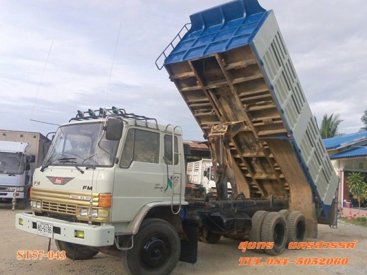 ขายด่วน รถบรรทุก 10 ล้อ HINO FM18 195 แรง สภาพเดิมๆ สวย พร้อมใช้งาน