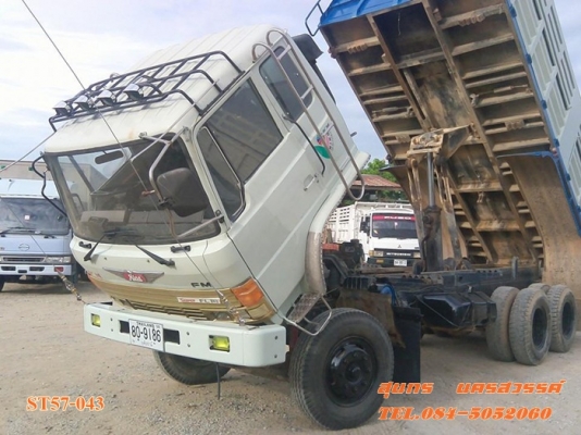 ขายด่วน รถบรรทุก 10 ล้อ HINO FM18 195 แรง สภาพเดิมๆ สวย พร้อมใช้งาน