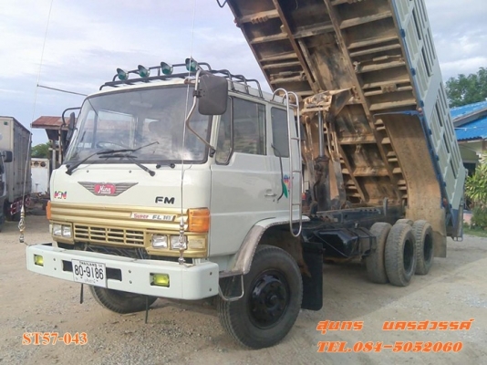 ขายด่วน รถบรรทุก 10 ล้อ HINO FM18 195 แรง สภาพเดิมๆ สวย พร้อมใช้งาน