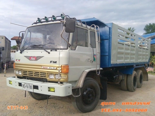 ขายด่วน รถบรรทุก 10 ล้อ HINO FM18 195 แรง สภาพเดิมๆ สวย พร้อมใช้งาน
