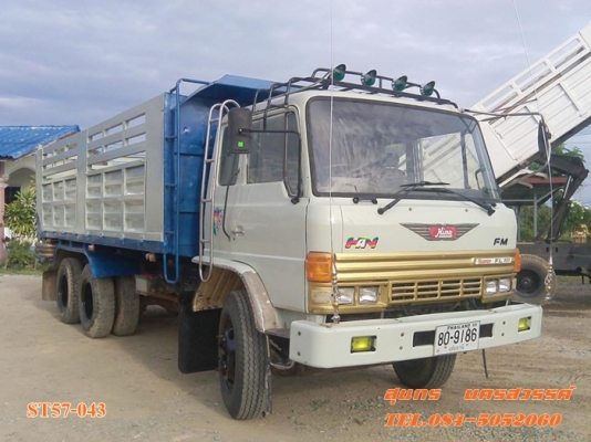 ขายด่วน รถบรรทุก 10 ล้อ HINO FM18 195 แรง สภาพเดิมๆ สวย พร้อมใช้งาน
