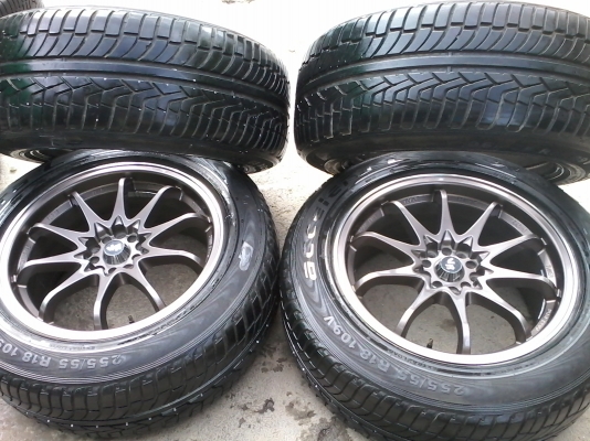 ขอบ18กว้าง 8.5-9.5พร้อมยาง