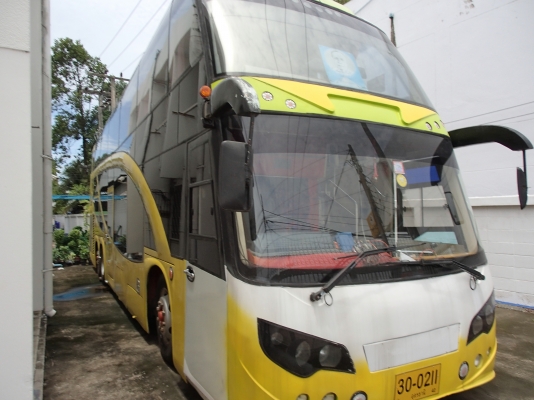 ขายบัส VIPสองชั้นแปดล้อเครื่อง HINO,K15, 360 แรง 8สูบเครื่องเสียงครบพร้อมโอนด่วน