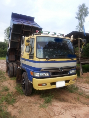 ขาย Hino หน้ายักษ์ Ho7d 195 แรงไม่โบ ทิฟฟี่ พาวเวอร์ แอร์เย็น เฟืองท้ายFuso ยาง900/20 กระบะดั๊ม 360 m. 6ตัน เล่มเอกสารครบ