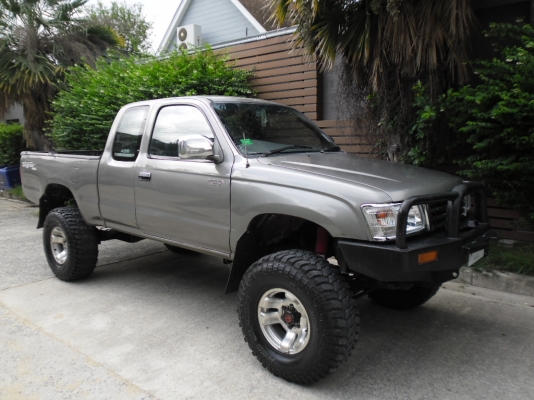 TOYOTA HILUX TIGER CAB วางคานแข็ง