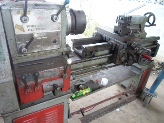แท่นกลึง 5 ฟุต 3 เพลา เกียร์บล็อก ไต้หวัน ปิงเหลีียง  67,000