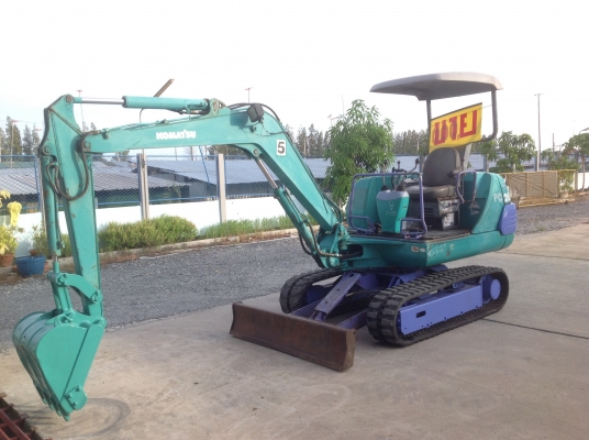 ขายรถแบคโฮ KOMATSU PC20-7E แทร็กยาง มือสองญี่ปุ่น
