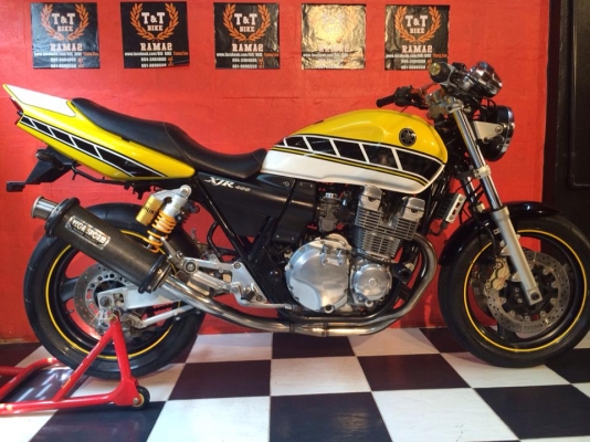 T&amp;T BIKE RAMA2ขายYAMAHA XJR400 ปี2000 โฉมนกแก้วเเท้เอกสาร อินวอย สรรพสามิตแท้ ของแต่งแน่นราคาเพียง 67500 ฿