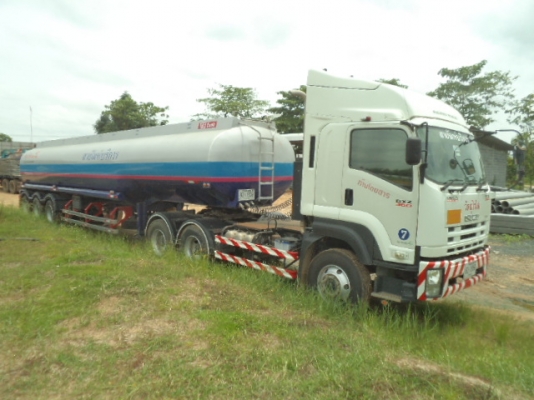 หัวลากอีซูซุGXZ360พร้อมหางบรรทุกน้ำมัน40000ลิตรโหลดล่าง ลดราคาขายดาวน์เหลือ 1.4 ล้านครับ