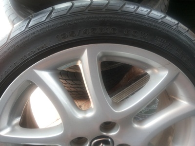 ขายล้อแม็กซ์ Mazda 2 Sport (Top) 16ยาง195/45/16 4 ล้อ