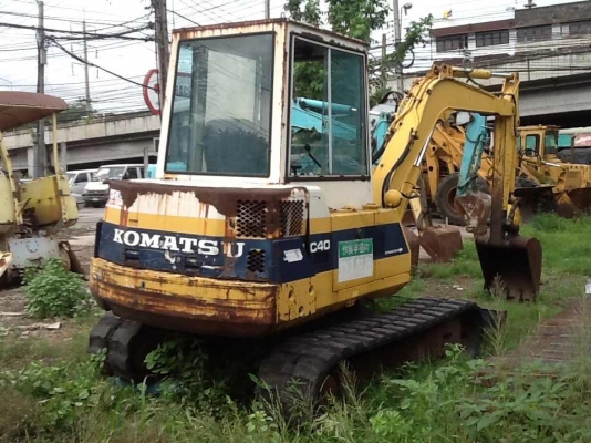 SALE__แบคโฮ KOMATSU PC40-6 เก่านอกญี่ปุ่นแท้  ขายตามสภาพ เดิมๆ แต่สวย พร้อมใช้งานไม่เคยผ่านการใช้งานในประเทศไทย