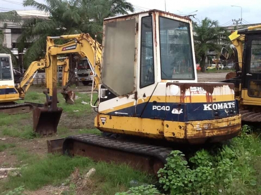 SALE__แบคโฮ KOMATSU PC40-6 เก่านอกญี่ปุ่นแท้  ขายตามสภาพ เดิมๆ แต่สวย พร้อมใช้งานไม่เคยผ่านการใช้งานในประเทศไทย