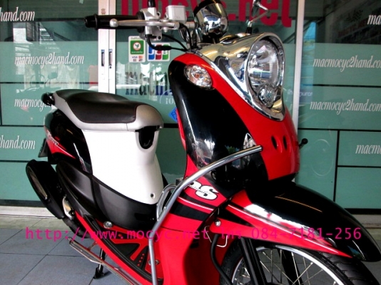 Fino ps ปี 57 สีดำแดงยอดนิยม คันนี้พิเศษมาพร้อมชุดแต่งสุดเท่ จากศูนย์ยามาฮ่า ราคาพร้อมโอน 29900