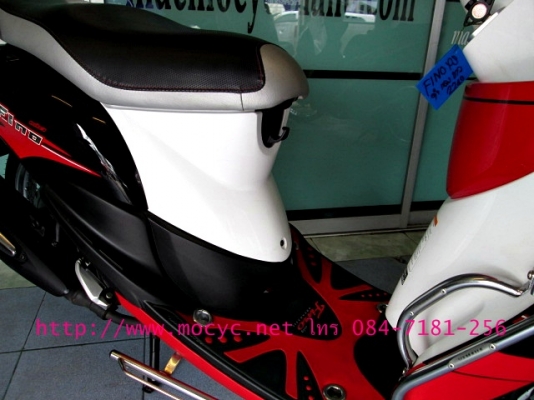 Fino ps ปี 57 สีดำแดงยอดนิยม คันนี้พิเศษมาพร้อมชุดแต่งสุดเท่ จากศูนย์ยามาฮ่า ราคาพร้อมโอน 29900